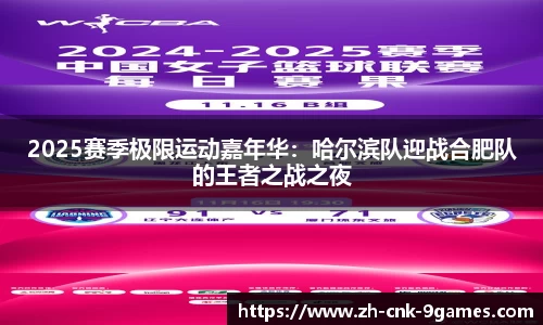 2025赛季极限运动嘉年华：哈尔滨队迎战合肥队的王者之战之夜