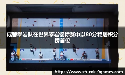 成都攀岩队在世界攀岩锦标赛中以80分稳居积分榜首位